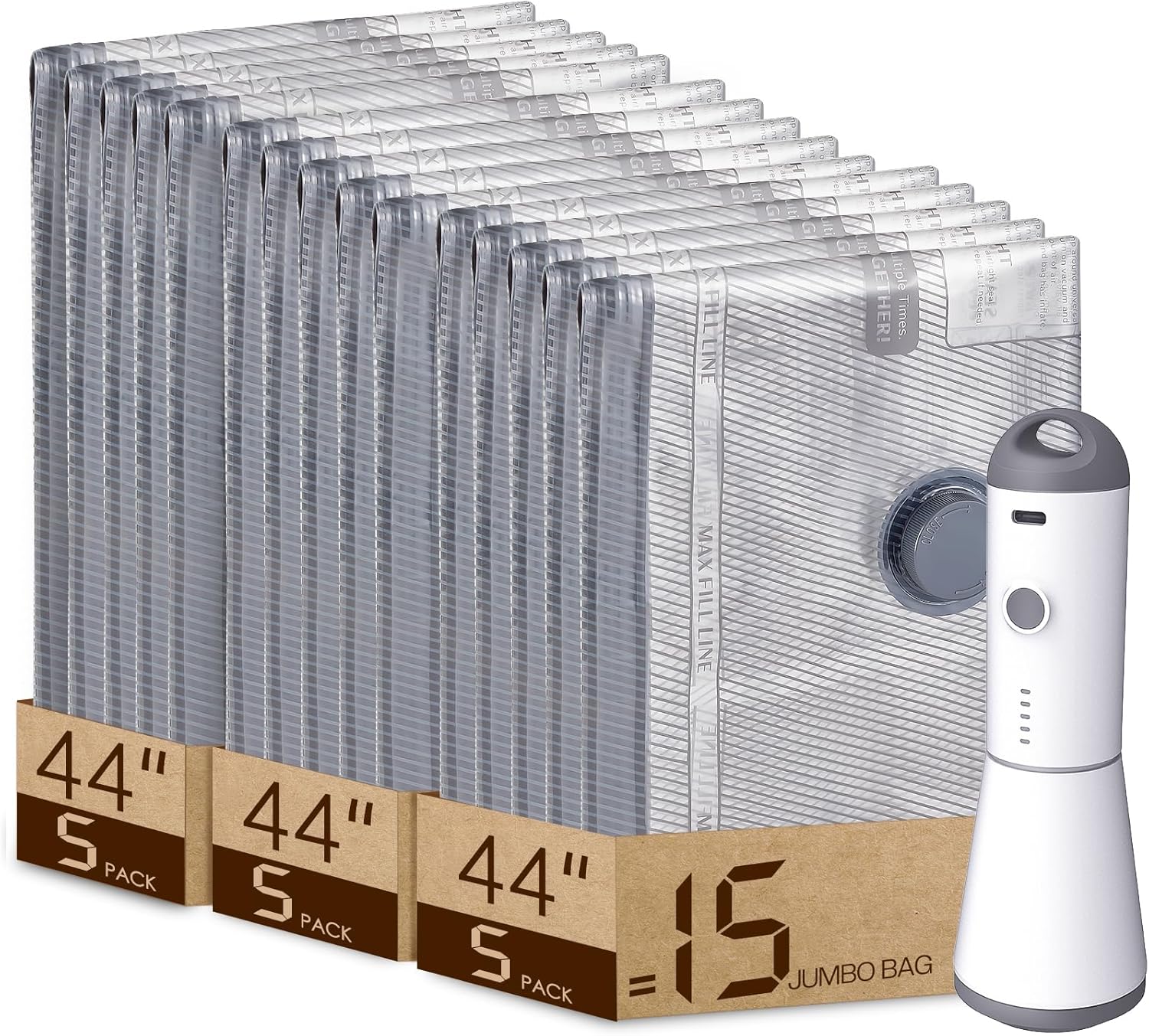 Rechargeable Vacuum Bags for Travel – Save 80% Space in Your Luggage